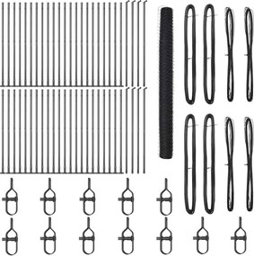 vidaXL Στύλος Περιφράξεων Γκρι 100 x 1,4 μ (36 χλστ. δίχτυ)