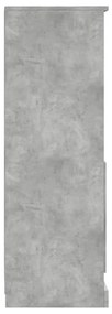 vidaXL Ντουλάπι Γκρι Σκυροδέματος 36x35,5x103,5 εκ. Επεξεργασμένο Ξύλο