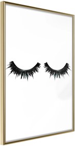 Αφίσα - False Eyelashes - 30x45 - Χρυσό - Χωρίς πασπαρτού