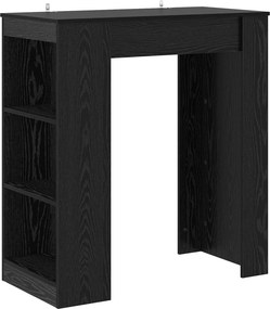 vidaXL Τραπέζι μπαρ 95 x 47 x 103,5 εκ Επεξεργασμένο Ξύλο Μαύρη Δρυς