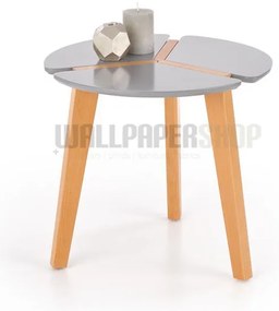 Tina Τραπεζάκι Σαλονιού Γκρι Ξύλινο 50x50x45