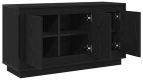 vidaXL Σαλονάκι Μαύρο Δρυς 102x35x55 εκ Επεξεργασμένο Ξύλο