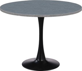 Τραπέζι Κουζίνας (Φ100x74.5) Spitishop Eclipse Stone Grey