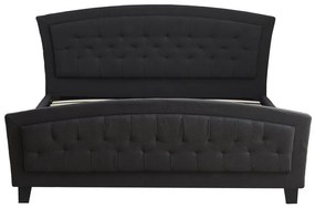 Κρεβάτι Camaro pakoworld ύφασμα σε ανθρακί απόχρωση160x200εκ (1 τεμάχια)