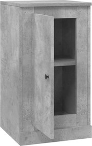 vidaXL Ντουλάπι Γκρι Σκυροδέματος 37,5x35,5x67,5 εκ. από Επεξεργ. Ξύλο