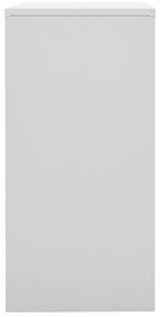 vidaXL Φοριαμοί 2 τεμ. Ανοιχτό Γκρι/Πράσινο 90x45x92,5 εκ. Ατσάλινοι
