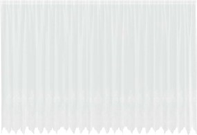 vidaXL Κουρτίνα Δαντέλας με κουρτίνες Λευκό 200 x 600 cm Πολυεστέρας