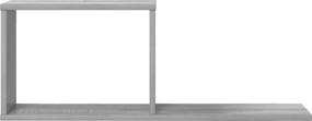 vidaXL Κρεμαστά ράφια 2 pcs Γκρι Sonoma 80 x 15 x 30 εκ