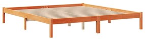vidaXL Κρεβάτι Βιβλιοθήκη Χωρίς Στρώμα 180x200 εκ Μασίφ Ξύλο Πεύκου