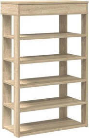 vidaXL Παπουτσοθήκη sonoma Δρυς 60x30x98 εκ. Επεξεργασμένο Ξύλο