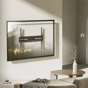 POWERTECH επιτοίχια βάση τηλεόρασης PT-1369, 43-100", έως 75kg, fixed