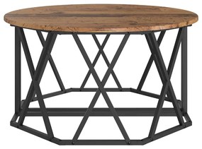 vidaXL Τραπεζάκι σαλονιού Παλαιό ξύλο 80 x 80 x 42 cm