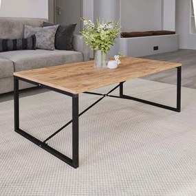 Τραπεζάκι σαλονιού Harte Megapap χρώμα pine oak 100x55x42εκ.