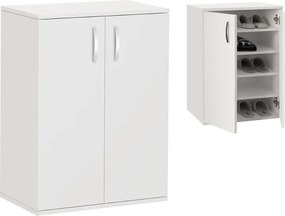 Παπουτσοθήκη - Ντουλάπι Manolo Megapap χρώμα λευκό 60x38x81,4εκ.
