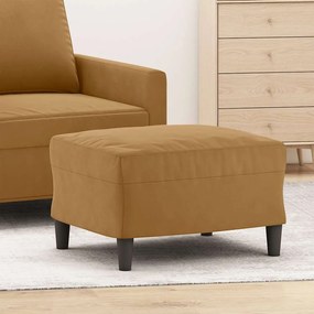 vidaXL Υποπόδιο Καφέ 60x50x41 εκ. Βελούδινο