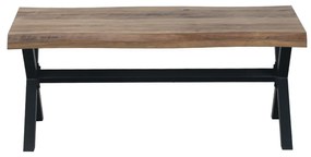 BRICK COFFEE TABLE ΚΑΡΥΔΙ ΜΑΥΡΟ 110x60xΗ45cm - 04-0564 - 04-0564