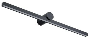 Φωτιστικό Τοίχου - Απλίκα Rosa 60450 Led 12W 60x15x7cm Black GloboStar Aluminium
