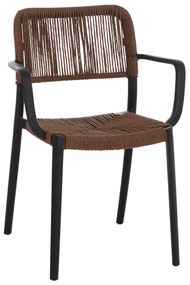 ΠΟΛΥΘΡΟΝΑ ΕΞ.ΧΩΡΟΥ STRIDER HM6391.02 ΜΑΥΡΟ ΠΟΛΥΠΡΟΠΥΛΕΝΙΟ--ΚΑΦΕ ΣΧΟΙΝΙ 57x53x80Υεκ.