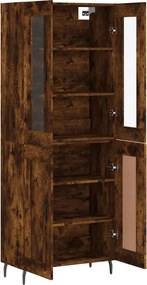 vidaXL Ντουλάπι Καπνιστή Δρυς 69,5x34x180 εκ. από Επεξεργασμένο Ξύλο