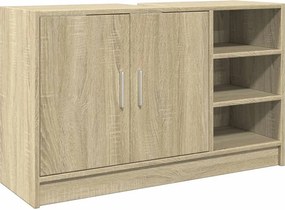 vidaXL Ντουλάπι Νιπτήρα Sonoma Δρυς 90x29x55εκ. από Επεξεργασμένο Ξύλο