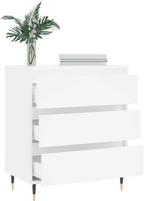 vidaXL Συρταριέρα Λευκή 60 x 35 x 70 εκ. από Επεξεργασμένο Ξύλο