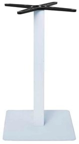 Βάση Prato Steel 40Χ40 H72cm Άσπρη 40x40x72cm (Σετ 2 ΤΕΜ)