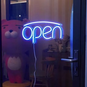 Φωτιστικό νέον LED πινακίδα Open OEM