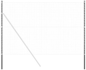 vidaXL Πό posts φράχτη 12 pcs Γκρι 200 cm Ατσάλι με Επικάλυψη Πούδρας
