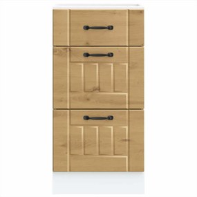 vidaXL ντουλάπι βάσης κουζίνας Lucca Δρυς τεχνίτης κατασκευασμένο ξύλο