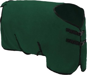 vidaXL Σαμάρι Ίππου Σκούρο πράσινο Πολυεστέρας