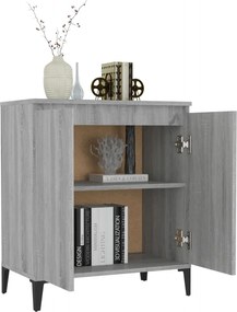 vidaXL Ντουλάπι Γκρι Sonoma 60 x 35 x 70 εκ. από Επεξεργασμένο Ξύλο