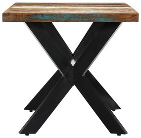 vidaXL Τραπεζαρία 160 x 80 x 75 εκ. από Μασίφ Ανακυκλωμένο Ξύλο