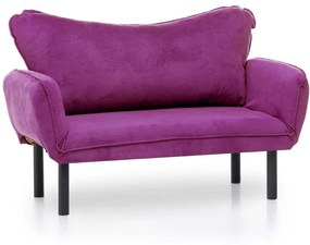 Καναπές - Κρεβάτι Διθέσιος Chatto 859FTN1242 140x65x70cm Purple