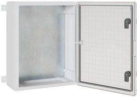 vidaXL Ντουλάπι Ελέγχου Γκρι 40 x 17,5 x 50 εκ. ΑΒΣ Πλαστικό