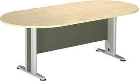 ΣΥΝΕΔΡΙΟΥ Τραπέζι Οβάλ Απόχρωση Dark Grey - Beech   1τμχ