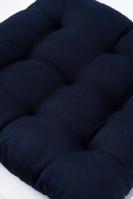 Stewehome Μαξιλάρι καρέκλας με 9 ειδικές ραφές και κορδόνια δέσιμου 42x42 cm