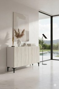 Console Zeynep 120 - White, Travertine White
Travertine