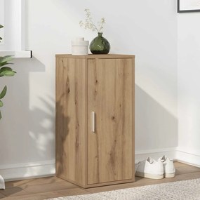 vidaXL Παπουτσοθήκη Τεχνίτης Δρυς 32x35x70 εκ. από Επεξεργασμένο Ξύλο