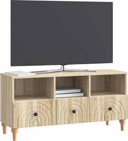 vidaXL Ντουλάπι TV 102 x 34,5 x 50 εκ. Δρύς Sonoma
