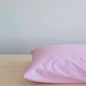 Σεντόνι Με Λάστιχο Unicolors - Light Pink Nima Queen Size 160x200cm Με Λάστιχο 100% Cotton