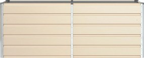 vidaXL Γλάστρα Ελεφαντόδοντο 195 x 50 x 75 εκ Επικαλυμμένος Χάλυβας