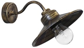 Απλίκα Φωτιστικό Τοίχου AS-160 AP μπρονζέ Heronia-31-0592-Μπρονζέ 31-0592