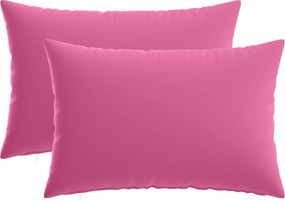vidaXL Κάλυμμα Μαξιλαριού 2 pcs HEERLEN Ροζ 50 x 80 cm Πολυεστέρας