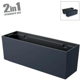 ΖΑΡΝΤΙΝΙΕΡΑ (2 ΣΕ 1) ΠΛΑΣΤΙΚΗ ΑΝΘΡΑΚΙ URBI CASE - 77x23.5x24.6cm 3/51KIB - 09-DUC800-S433