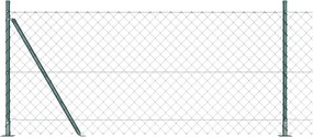 vidaXL Συρματόπλεγμα με Σκυρόδεμα 10 x 0,8 μέτρα (Π x Υ)