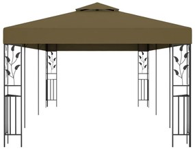 vidaXL Κιόσκι Taupe 6 x 3 μ. 180 γρ/μ²
