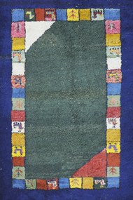 Χειροποίητο Χαλί Indian Delux Gabbeh Wool 169Χ126 169Χ126cm