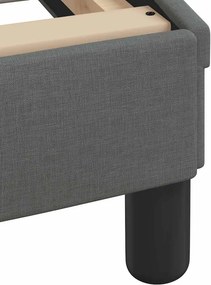 vidaXL Σκελετός Κρεβατιού Dover Γκρι 100x203 εκ.Υφασμάτινο
