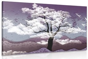 Εικόνα συννεφιασμένο δέντρο - 60x40