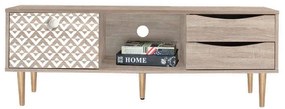 Έπιπλο Τηλεόρασης Home 271-121-029 120x40x45cm Sonοma Melamine, Metal